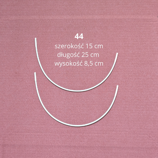 Fiszbiny metalowe płaskie, rozmiar 36, para – zdjęcie 6